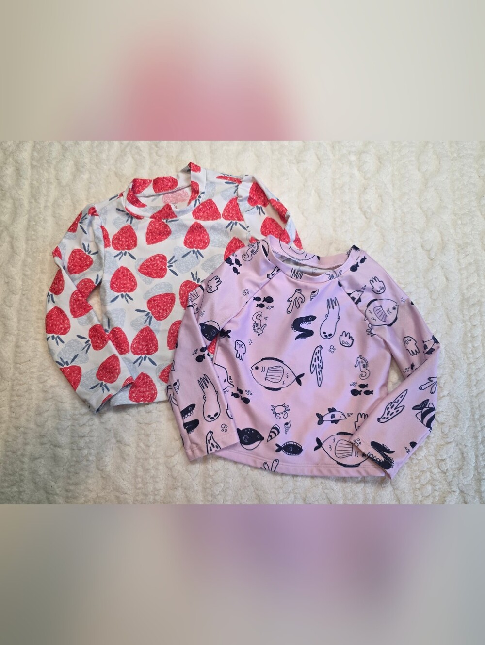 Toddler Rashguard Bundle 2T Carters Cat & Jack Swim Tops